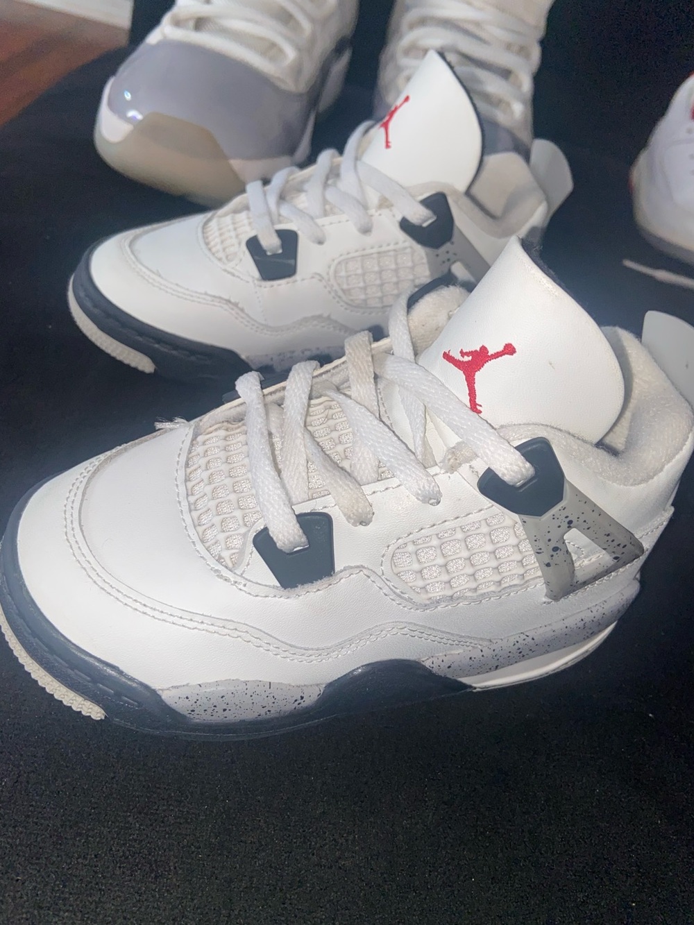 Air Jordan 4 Retro OG Toddler ‘White Cement' 2025 size 9c